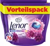 A package of Lenor laundry pods with floral imagery. Produktbild-Vorschau