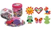 HAMA Boîte rose+plaques colorées 4000pcs Voir les images du produit 5