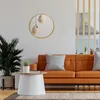 Elegante specchio da parete con cornice in legno dorato per Anteprima dell’immagine prodotto 5