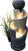 Gartenbrunnen mit LED Beleuchtung 66 cm mit Dekobecken Produktbild-Vorschau 4