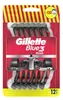 Gillette Disposable Razors For Men Blue3 Red - 12 Pieces Produktbild-Vorschau 2