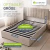 Juskys Polsterbett Savona 140x200 cm - Bett mit Stauraum, Produktbild-Vorschau 4