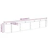 vidaXL Vyvýšený záhon z pozinkovanej ocele 260 x 40 x 36 Náhľad obrázku produktu 6