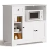 BEALIFE Opbouwkast 90x40x82 cm met kinderslot | Witte kast Productafbeelding-voorbeeld 1