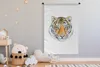 MuchoWow® Wandteppich Wandbehang Tiger - Augen - Kopf Produktbild-Vorschau 3