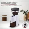 Cloer 7521, Koffiemolen, 300 gram, Conische maalsteen, Wit, Productafbeelding-voorbeeld 11