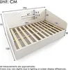 Divano letto Flieks 140x190 cm con USB e Type-C, letto Anteprima dell’immagine prodotto 5