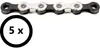 KMC X11 ketting, zwart-zilver, 114 schakels, Productafbeelding-voorbeeld 1