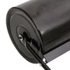 vidaXL Rouleau à gazon avec pinces d'aération à tirer Noir Voir les images du produit 4
