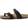 BIRKENSTOCK MAYARI BIRKO-FLOR NUBUCK Schwarz Produktbild-Vorschau 2