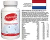 A white bottle of DiaformRX Forte food supplement with a red label, placed on a white background. Nutritional information and ingredients are listed on the right side of the image. Náhľad obrázku produktu