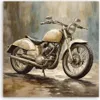 Leinwandbild Motorrad Retro Vintage 40x40 Feeby Beige bild Produktbild-Vorschau 3
