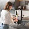 CECIPA MAX Wasserhahn Küche Schwarz Ausziehbar, Produktbild-Vorschau 8