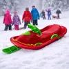 Aga Kinder Schlitten DS491 Rot, Hochwertige Kinderschlitten Produktbild-Vorschau 2