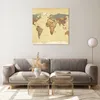 Bilder auf glas - Karte Welt Land - 70x70cm - Glasbilder - Produktbild-Vorschau 7