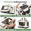Faltbare Hundebox Transporttasche Transportbox Auto Katze Produktbild-Vorschau 7