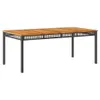A product shot of an outdoor dining table. Produktbild-Vorschau