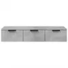 vidaXL Nástěnná skříňka Concrete Grey 102x30x20 cm Dřevěný Náhled obrázku produktu 5