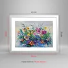 Gerahmtes Poster - Weißer Rahmen - Blumen die Farben pastos Produktbild-Vorschau 5