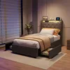 Čalouněná postel ProximaX 90 x 200 cm s LED osvětlením a Náhled obrázku produktu 13
