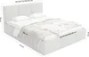 FEDVE Polsterbett Fondi Slim aus Bouclé-Stoff 160x200 cm, Produktbild-Vorschau 9
