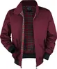 RED by EMP Herren bordeaux rote Bomberjacke mit Stehkragen Produktbild-Vorschau 1