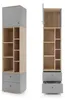 Jugendzimmer Komplett-Set in Grau mit Eiche, mit Bett Produktbild-Vorschau 7