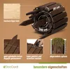 Rollborder Holz - 6 Farben - Höhe 20cm 30cm 40cm - braun 30 Produktbild-Vorschau 4