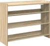 vidaXL Botník Sonoma dub 80x25x62 cm Materiál na bázi dřeva Náhled obrázku produktu 1