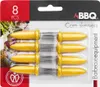 8x Set porta pannocchie di mais Porta spiedini per Anteprima dell’immagine prodotto 5