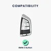 kwmobile Schlüsselhülle für BMW 3-Tasten Smart Key Produktbild-Vorschau 6