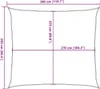 vidaXL Sonnensegel 160 g/m² Braun 2,5x3 m HDPE Produktbild-Vorschau 7