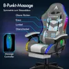 Fotel do gier ALFORDSON z diodami LED, fotel do gier z Podgląd zdjęcia produktu 12