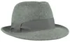 Schlichter Trilby mit Ripsband-Garnitur von Hut-Breiter in grau