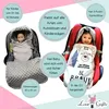 Love Gifts® Einschlagdecke Babyschale 80 * 85 cm, Baby Produktbild-Vorschau 4