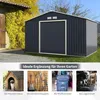COSTWAY 340x255x210cm Gerätehaus Metall, 8.08 m² Produktbild-Vorschau 7