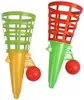 Fangballspiel 18,5cm + Ball 2 Farben Produktbild-Vorschau 1