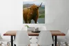 MuchoWow® Poster Schottischer Highlander - Berg - Straße Produktbild-Vorschau 2