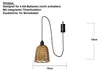 Star Trading 857-33 Paralume LED "Twine "Rattan look, Anteprima dell’immagine prodotto 13