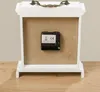 Tischuhr Betty Analog Weiß Vintage Look 24cm Aus Holz und Produktbild-Vorschau 9