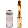 Bananenstecker 4mm schraubbar vergoldet 4x NEXMEX Stecker Produktbild-Vorschau 5