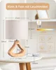 EDISHINE Nachttischlampe aus Holz, Tischlampe mit E27 Produktbild-Vorschau 5