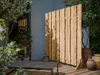 WOODTEX Lärche 180x180 cm Sichtschutzzaun, Gartenzaun aus Produktbild-Vorschau 2