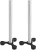 com-four® 2x Küchenrollenhalter stehend mit Saugnapf Produktbild-Vorschau 1