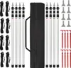 Jayseuw Stan Pole 8ks Teleskopická plachta Pole Aluminium Náhled obrázku produktu 1