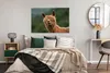 MuchoWow® Poster Alpaka - Fell - Braun 120x90 cm - Wandbild Produktbild-Vorschau 4