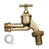 Wasserhahn / Auslaufhahn 3/4" messing, inkl. Teflonband Produktbild-Vorschau 1