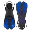TSUNAMI Schwimmflossen verstellbar PP/TPE schwarz‑blau Produktbild-Vorschau 1