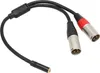 3,5 mm (1/8 inch) naar XLR microfoonkabel. 3,5 mm (1/8 Productafbeelding-voorbeeld 1