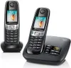 Schnurlostelefon duo dect anthrazit mit anrufbeantworter Produktbild-Vorschau 1